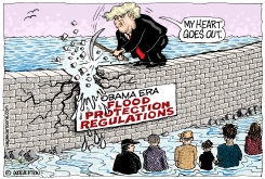 TRUMP DEMOLISHES FLOOD PROTECTION RULES by Monte Wolverton
