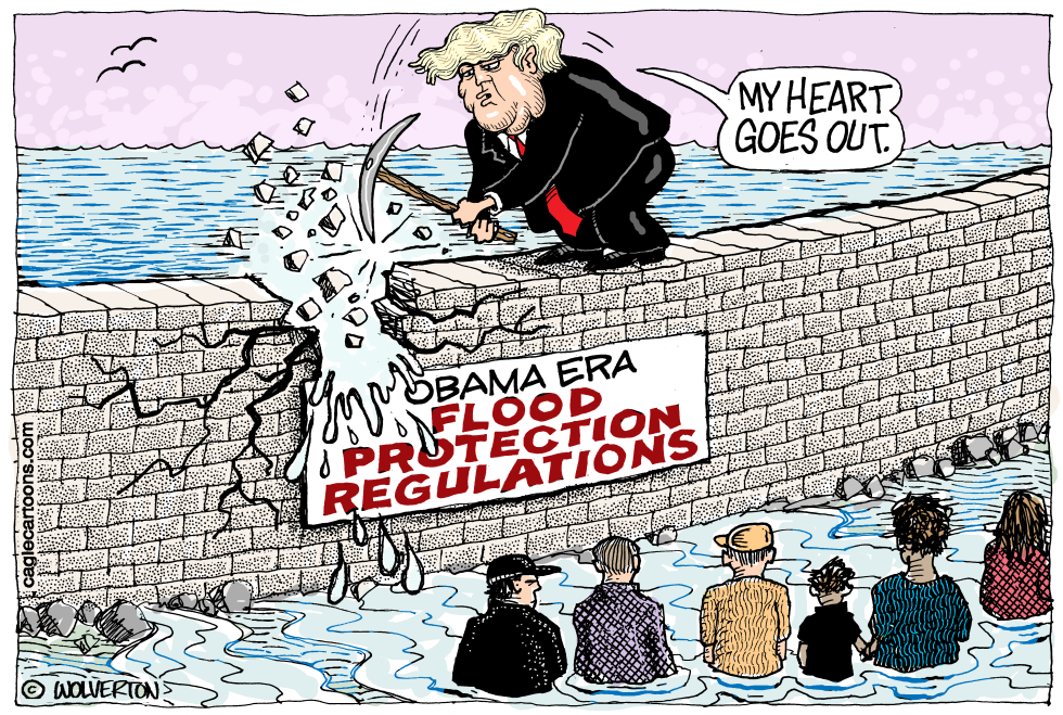 Trump Demolishes Flood Protection Rules