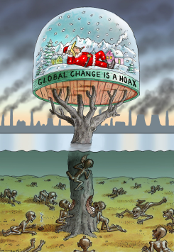 SANTA HOAX CLAUS TRUMP by Marian Kamensky