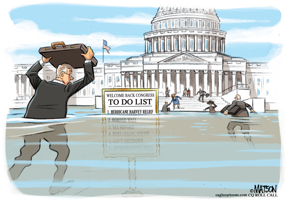  CONGRESS RETURNS AFTER AUGUST RECESS by RJ Matson