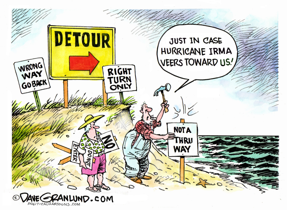  HURRICANE IRMA TRACKING by Dave Granlund