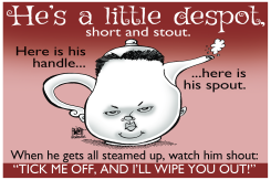 KIM JONG UN TEAPOT, by Randy Bish