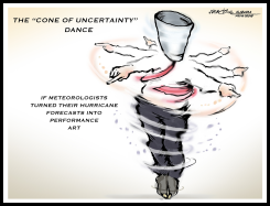 HURRICANE CONE OF UNCERTAINTY by J.D. Crowe