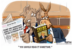 TRUMP AND DEMOCRATS DEBT CEILING EXTENSION DEAL by R.J. Matson