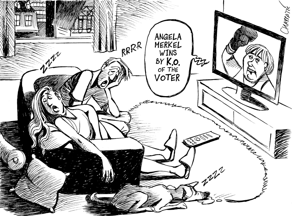  GERMAN ELECTORAL CAMPAIGN by Patrick Chappatte