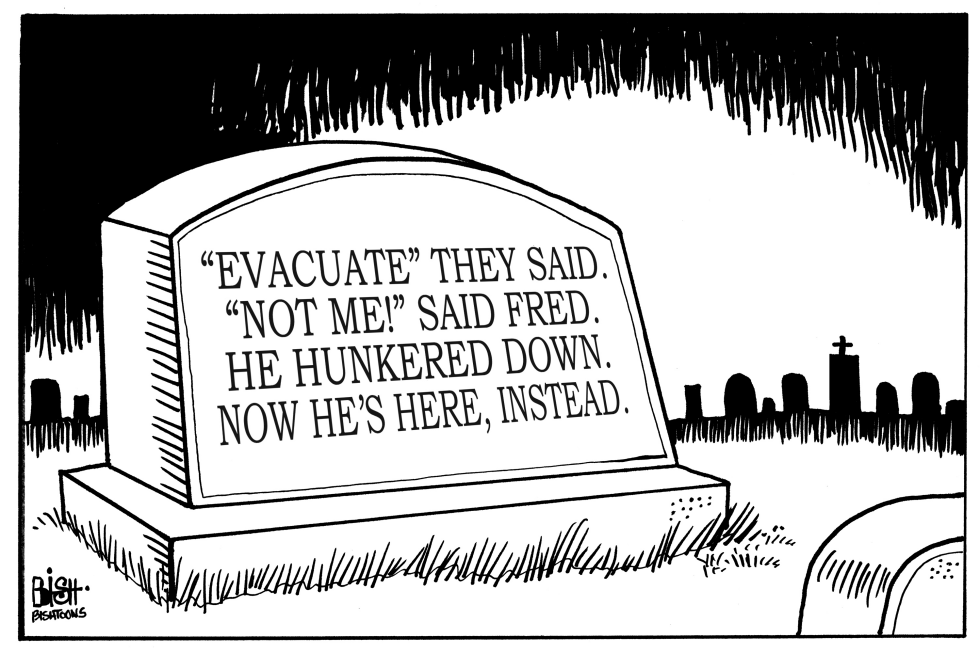 EVACUATE, B/W