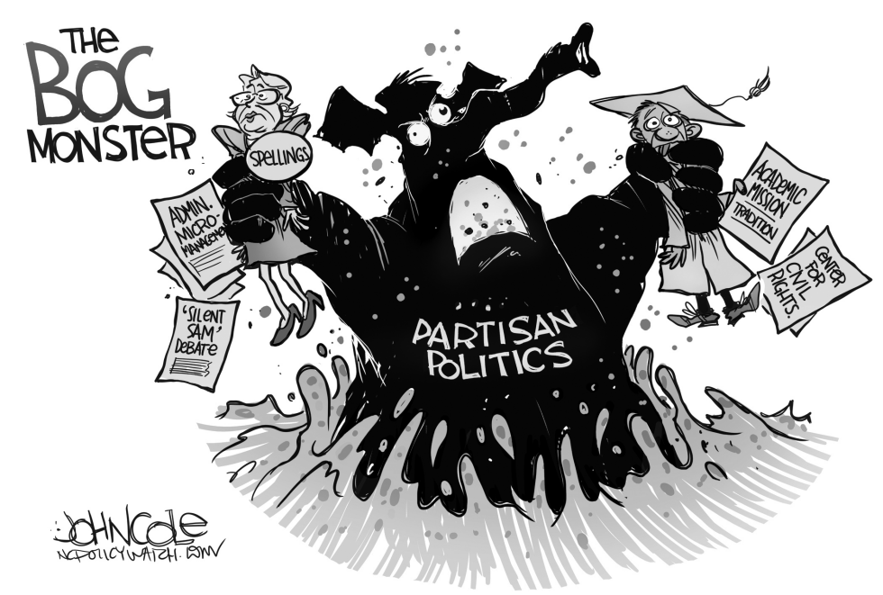 LOCAL NC The BOG monster BW