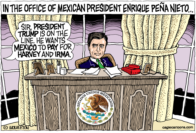 Mexico Pays for Harvey and Irma