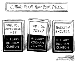 HILLARY'S NEW BOOK by Adam Zyglis