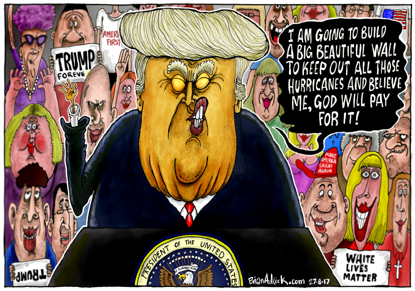 Trump Says God Will Pay