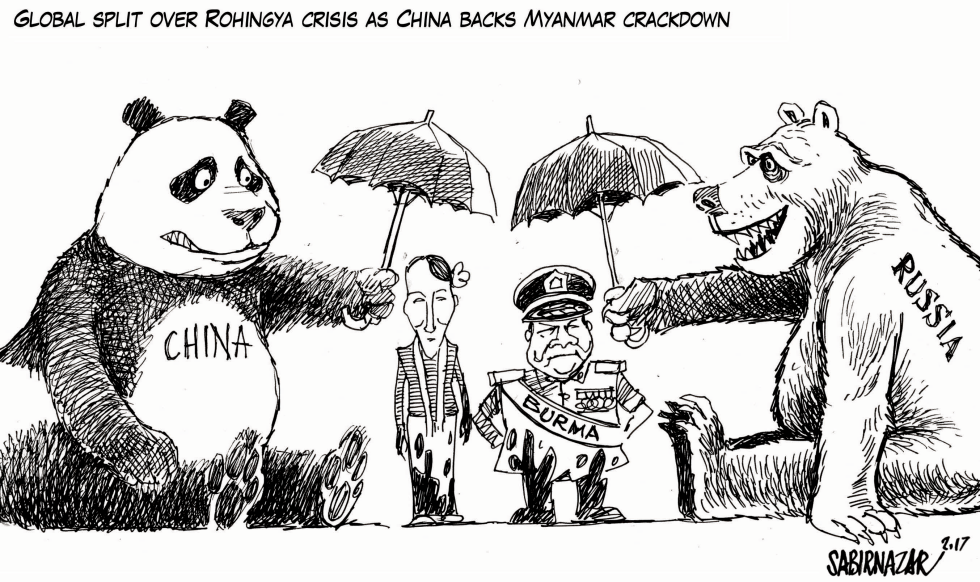 China backs Myanmar crackdown on Rohingyas