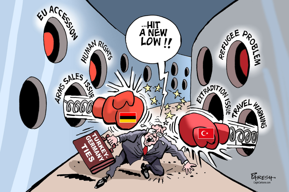  TURKEY-GERMANY TIES by Paresh Nath