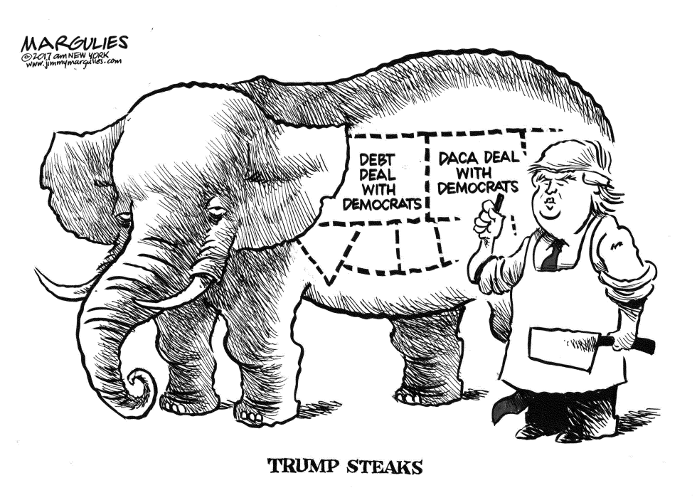 Trump Deals with Democrats
