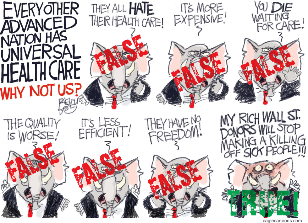  UNIVERSAL CARE by Pat Bagley