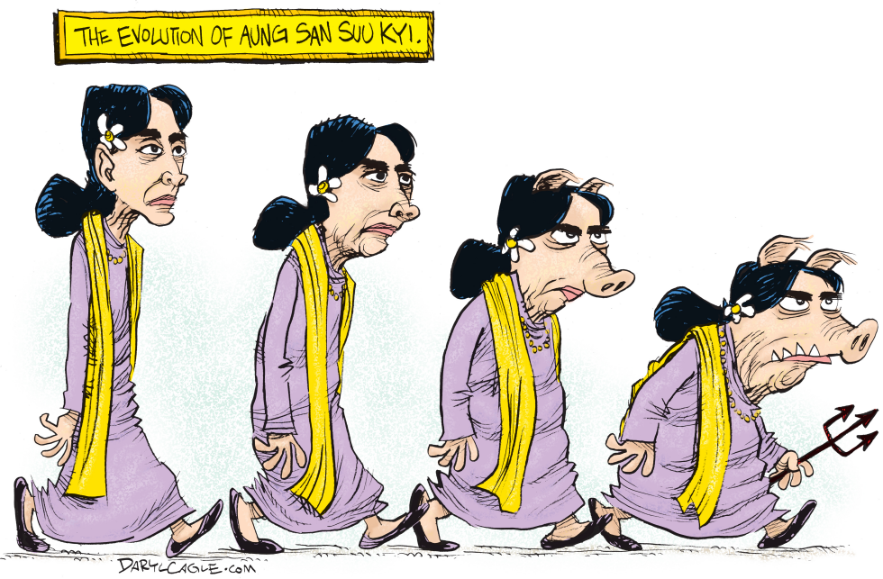 Evolution of Aung San Suu Kyi