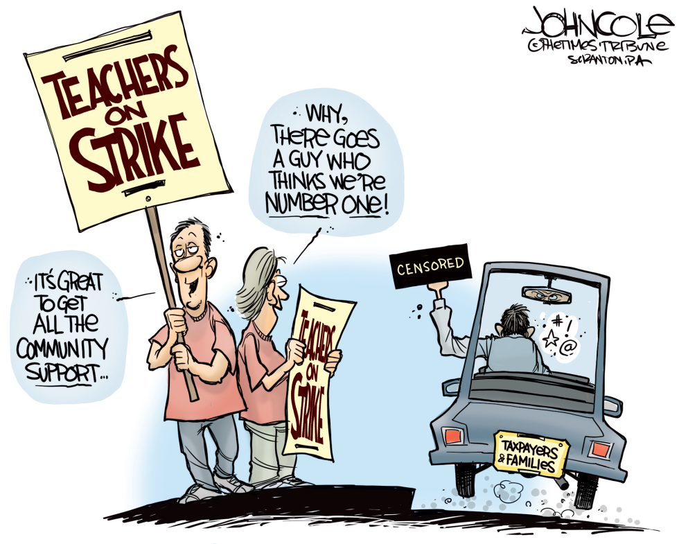 Teachers strike