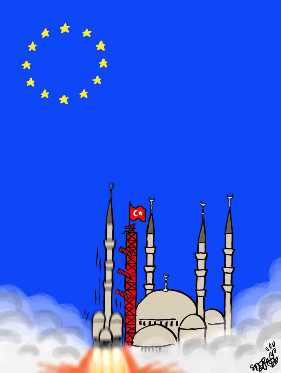  TURKEY S EU MEMBERSHIP TALKS - VERTICAL VERSION by Stephane Peray