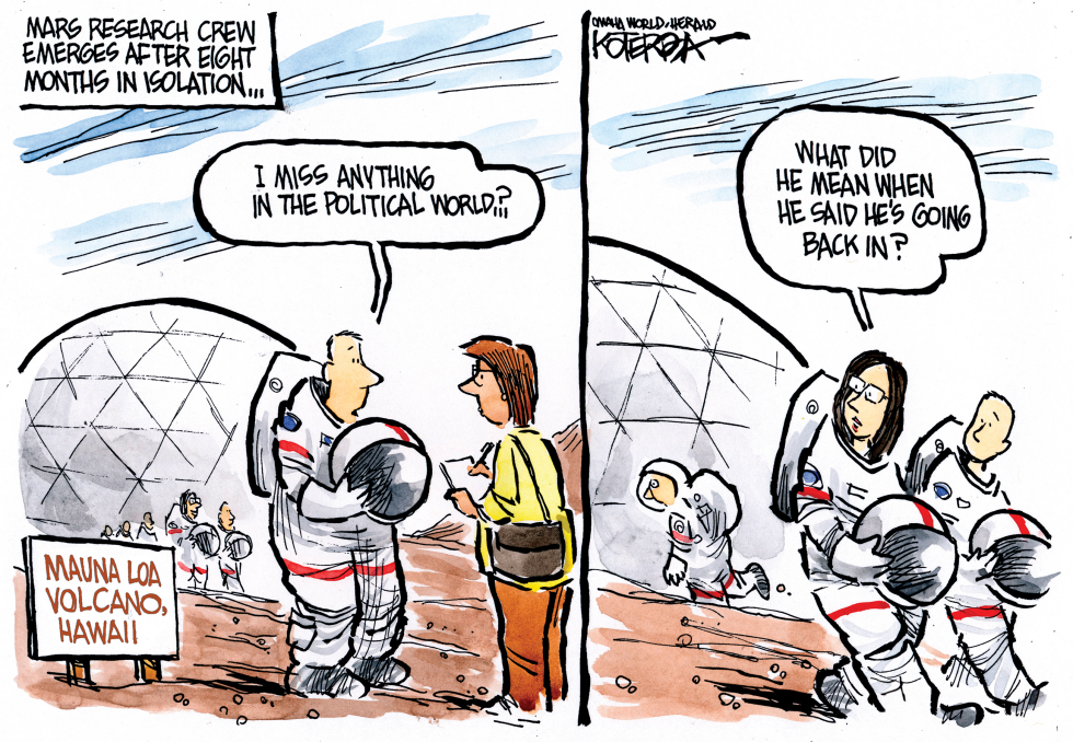  TRAINING FOR MARS by Jeff Koterba