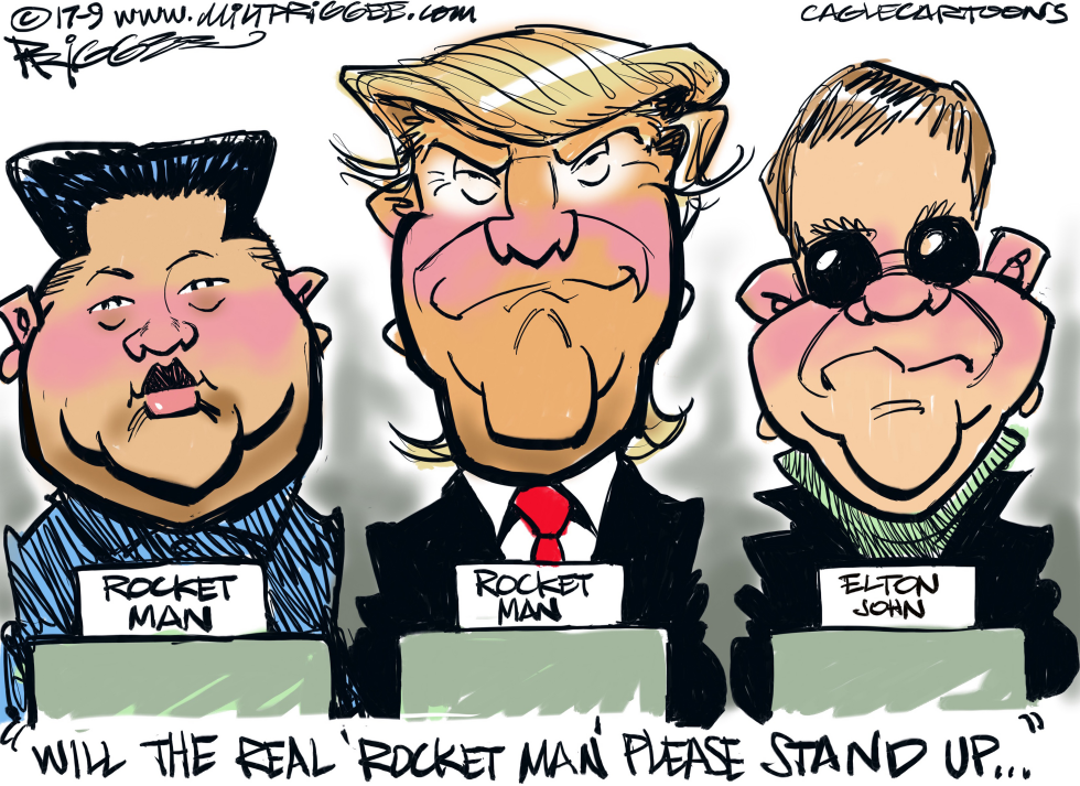 Trump and Kim Jong Un both tagged Rocket Man in new image
