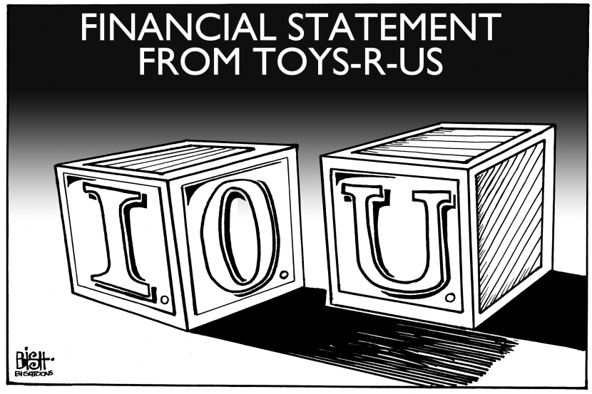 TOYS R US, B/W
