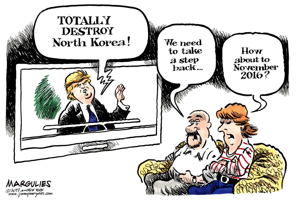 Trump UN speech and North Korea color
