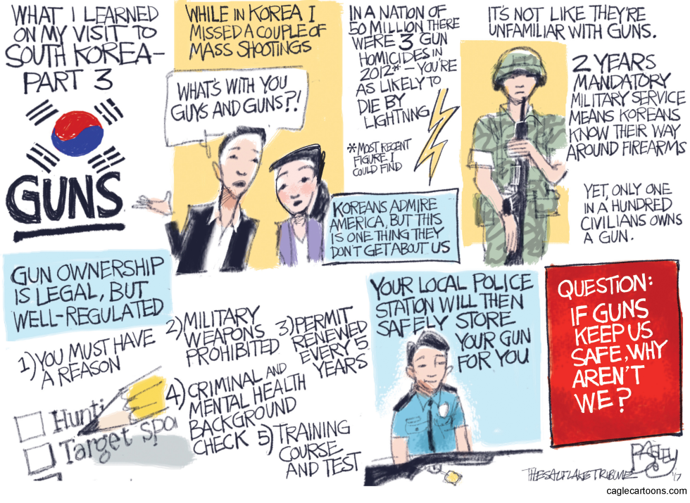  GUNS OF KOREA by Pat Bagley