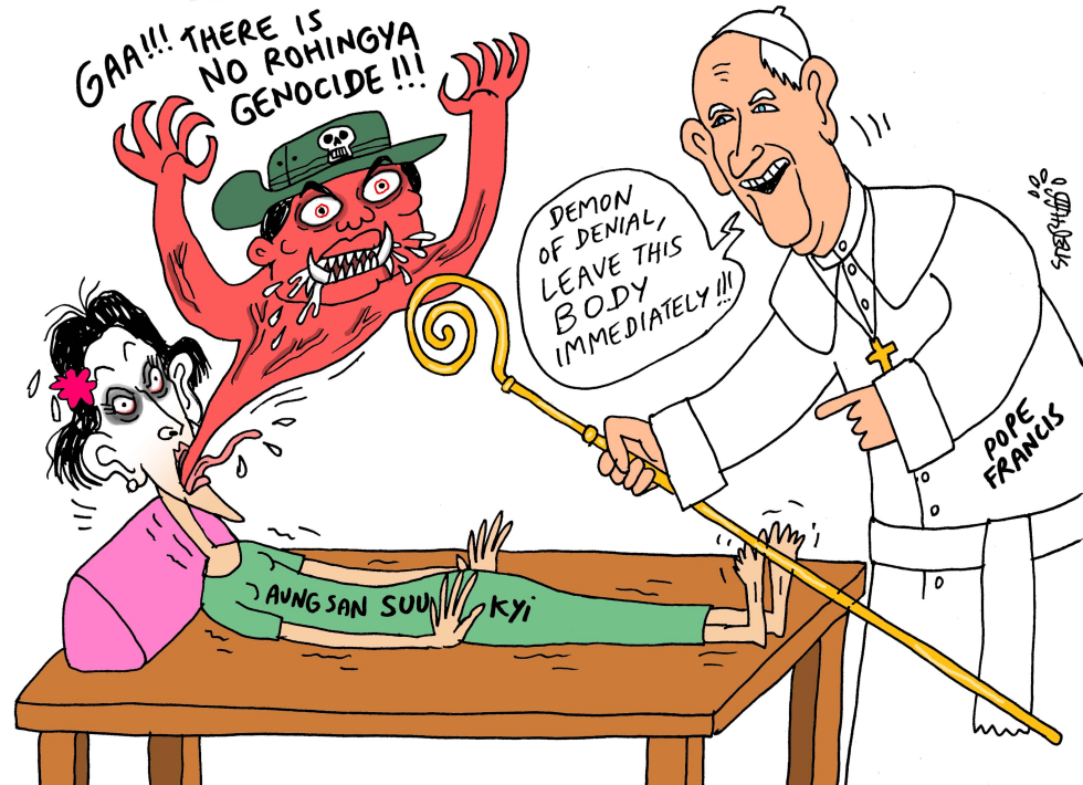 Pope Criticizes Aung San Suu Kyi