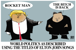 ROCKET MAN,  by Randy Bish