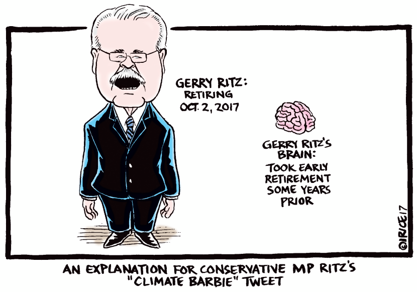 Climate Barbie MP Ritz