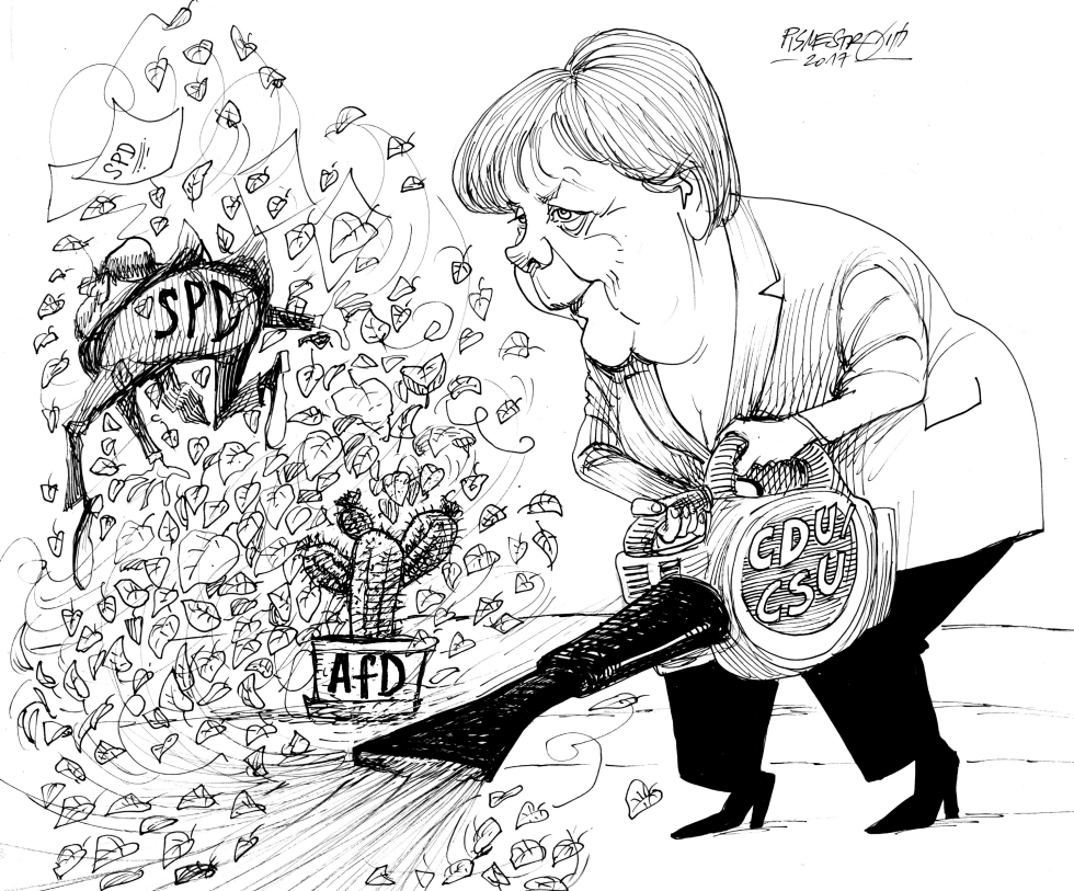 Angela Merkel, after elections