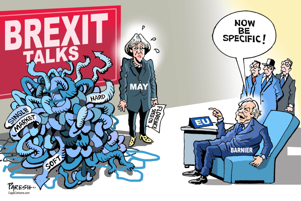 BREXIT talks and May