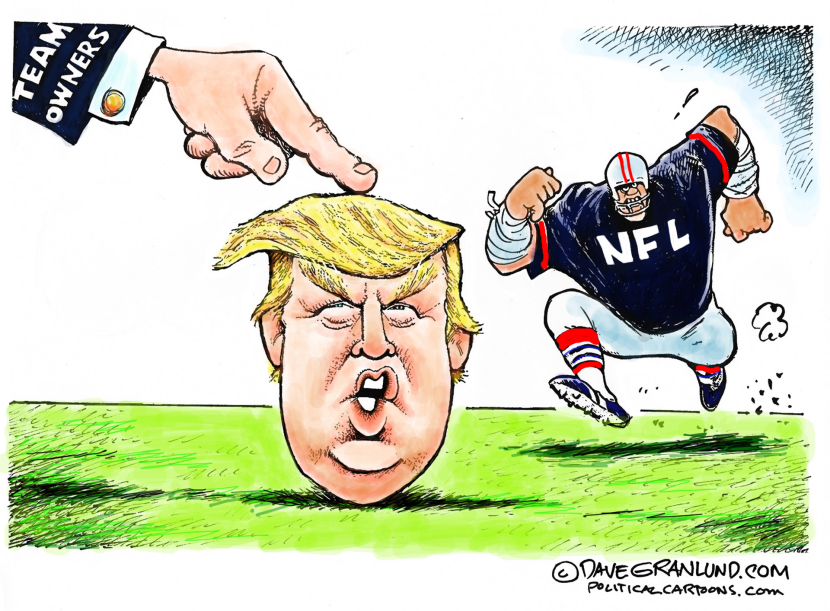 Trump and NFL response COLOR