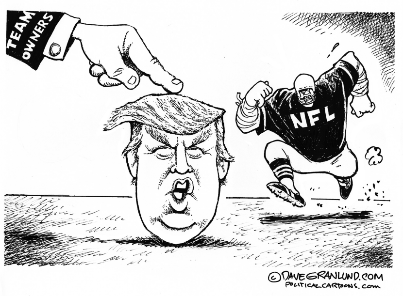 Trump and NFL response