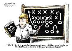 TRUMP AND THE NFL  by Jimmy Margulies