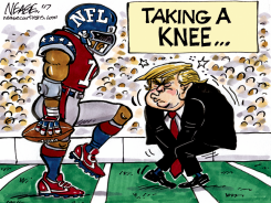 TAKING A KNEE by Steve Nease