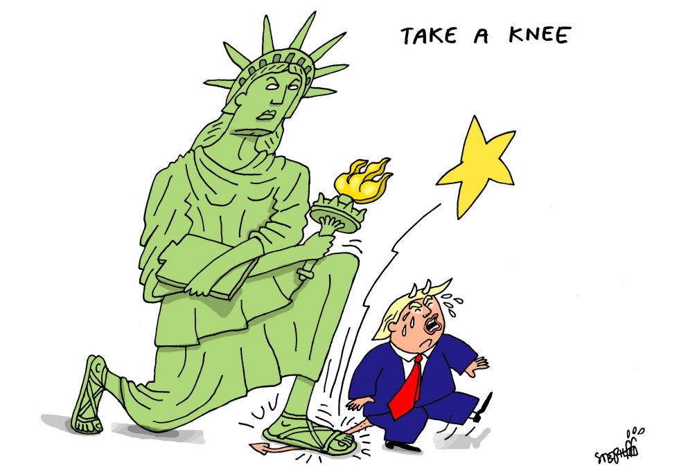  TAKE A KNEE by Stephane Peray