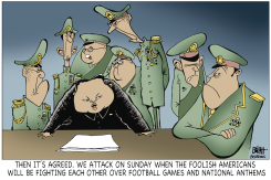 NORTH KOREA ATTACKS,  by Randy Bish