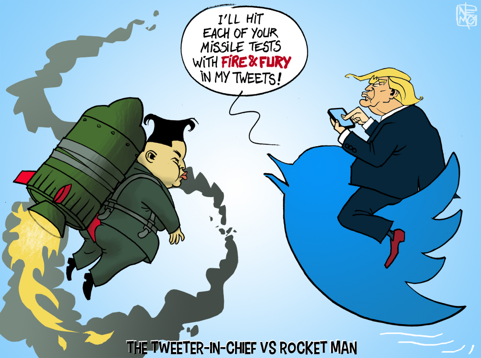 Tweeter- in-Chief VS Rocket Man