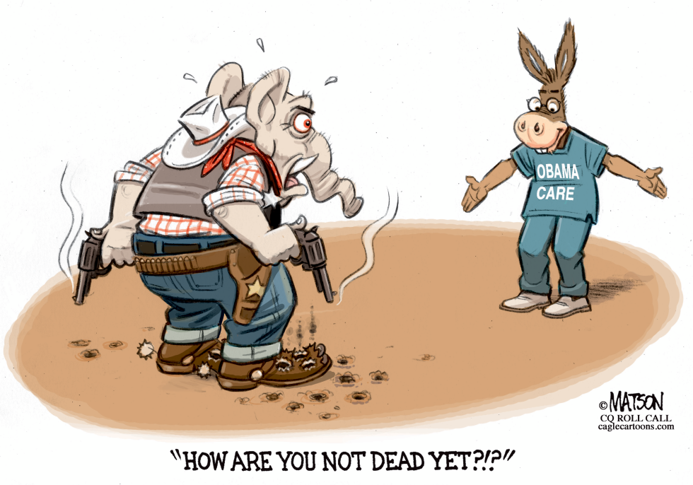 GOP Gunslinger Misfires On Obamacare Repeal