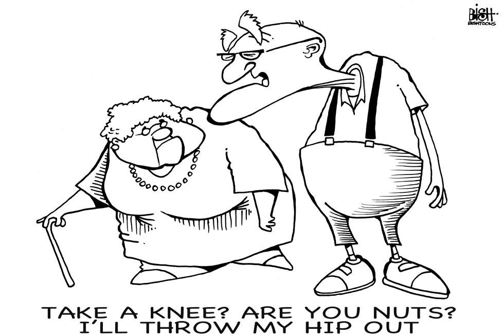TAKE A KNEE, B/W