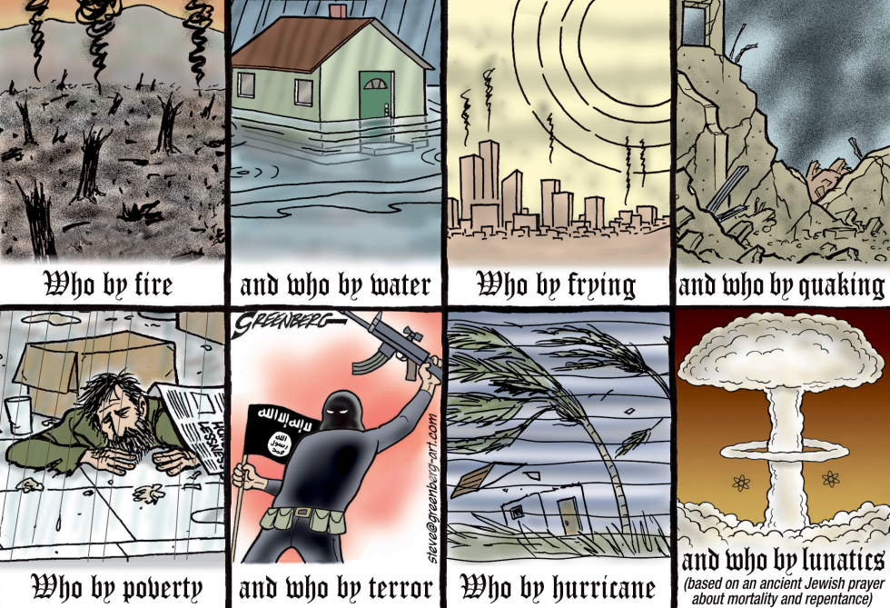 Who By Yom Kippur cartoon