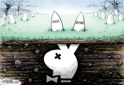 HUGH HEFNER by Joe Heller