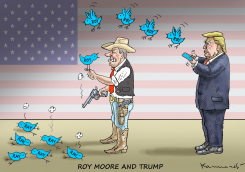 ROY MOORE AND TRUMP by Marian Kamensky