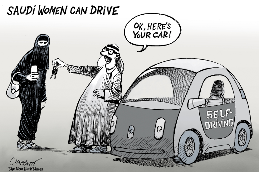Saudi women can drive