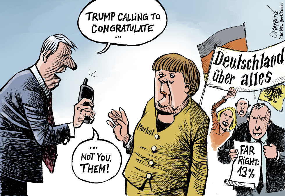  AFTER THE GERMAN ELECTIONS by Patrick Chappatte