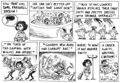 SOME FAREWELL SPEECH by Zapiro