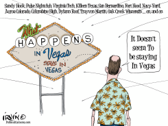 WHAT HAPPENS IN VEGAS by Trevor Irvin
