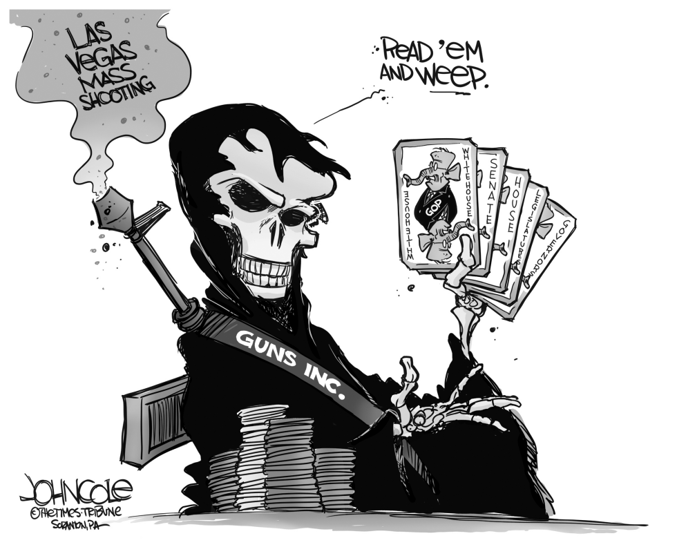 Las Vegas winning hand BW
