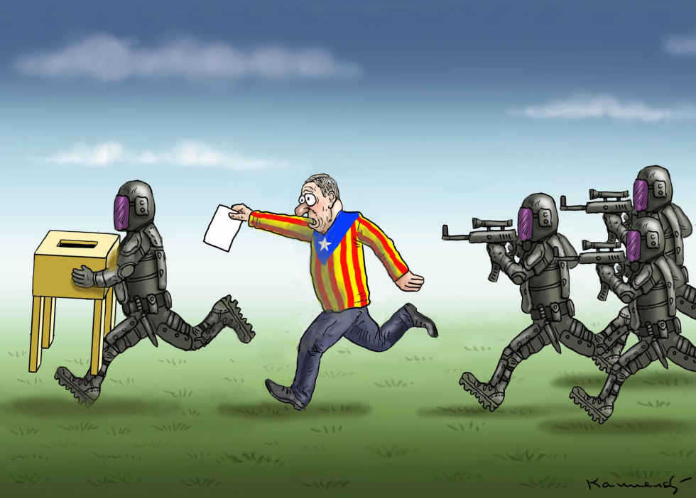 Fight in Catalonia