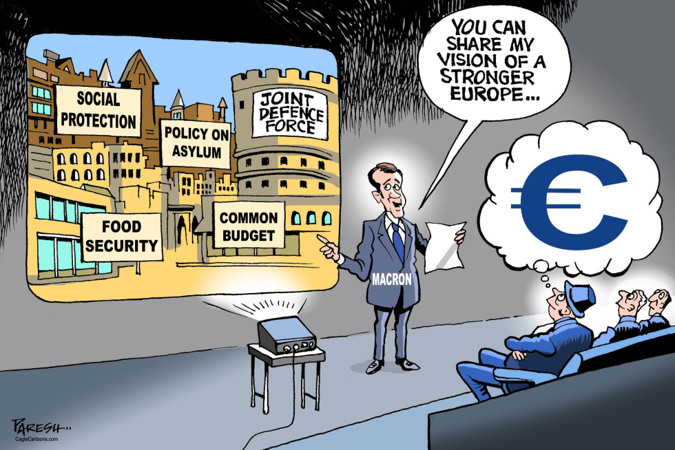  MACRON ON EUROPE by Paresh Nath